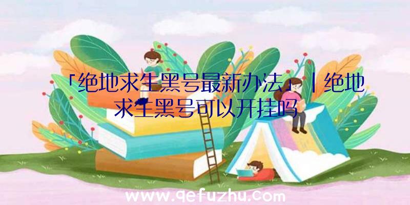 「绝地求生黑号最新办法」|绝地求生黑号可以开挂吗